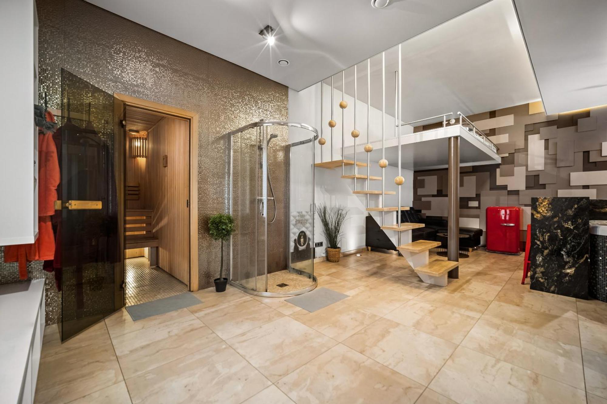 Secret Lounge - Cozy Studio With Sauna And Jacuzzi VNO Exteriör bild